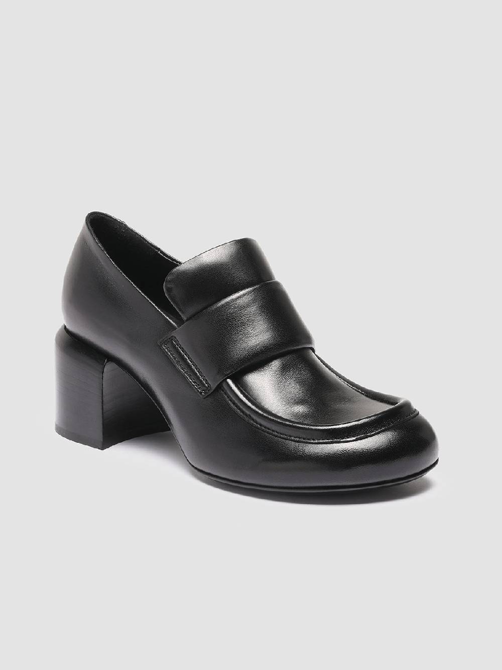 Officine Creative ETHEL 001 Mocassini Penny in Pelle Nera 2025