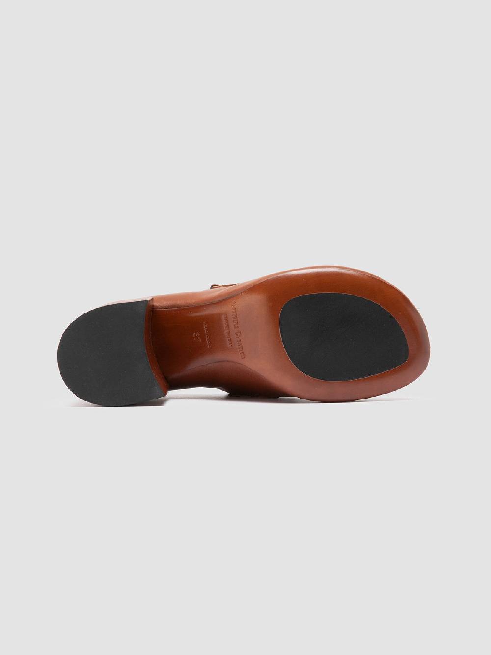 Officine Creative ETHEL 001 Mocassini Penny in Pelle Marrone Italy