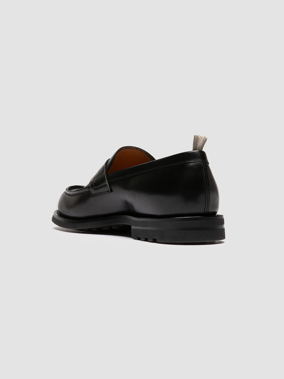 Officine Creative BELMONDO 006 Mocassini Penny in Pelle Scamosciata Nera Italia