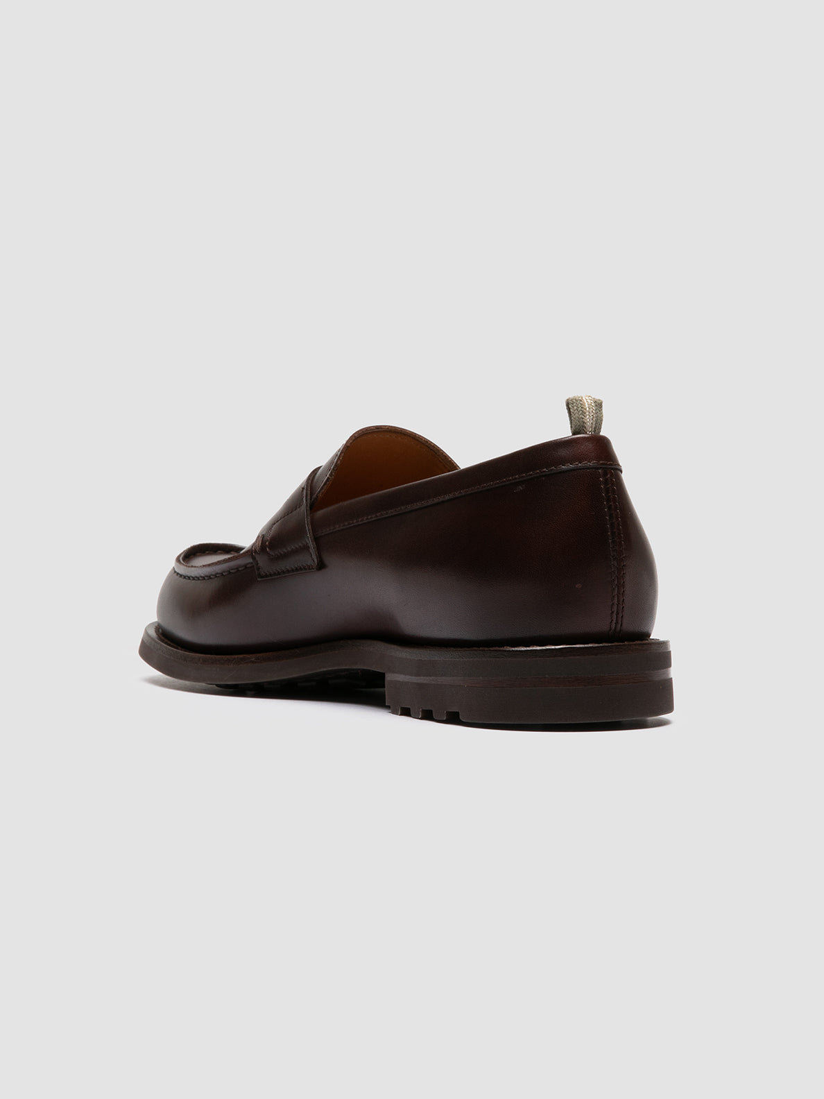 Officine Creative BELMONDO 006 Mocassini Penny in Pelle Scamosciata Marrone In Linea
