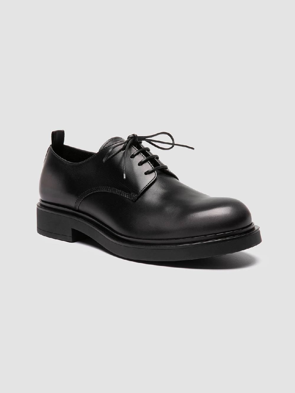 Officine Creative ENGINEER 004 Derby in Pelle Grigia Vendita
