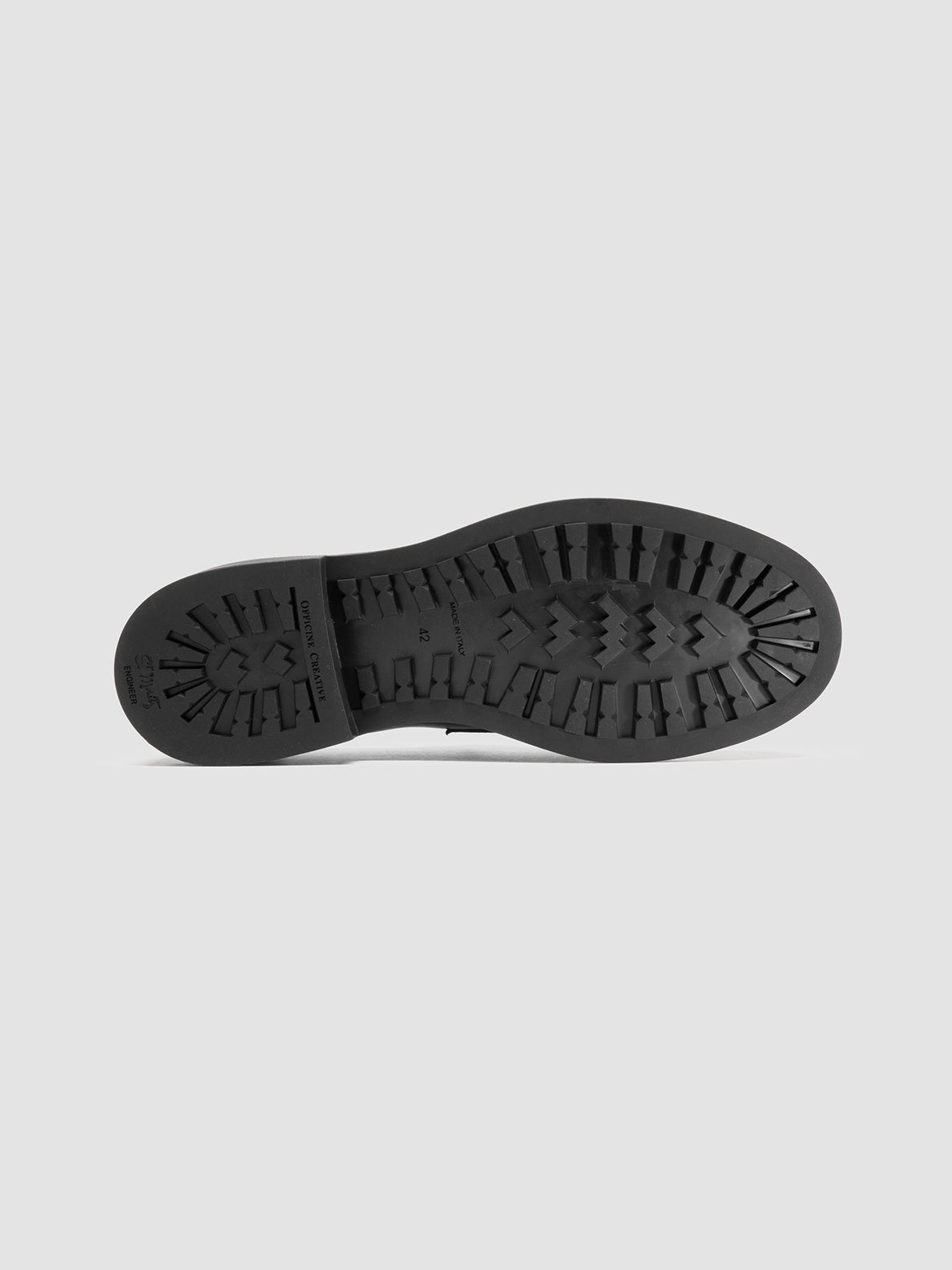 Officine Creative ENGINEER 004 Derby in Pelle Grigia Vendita