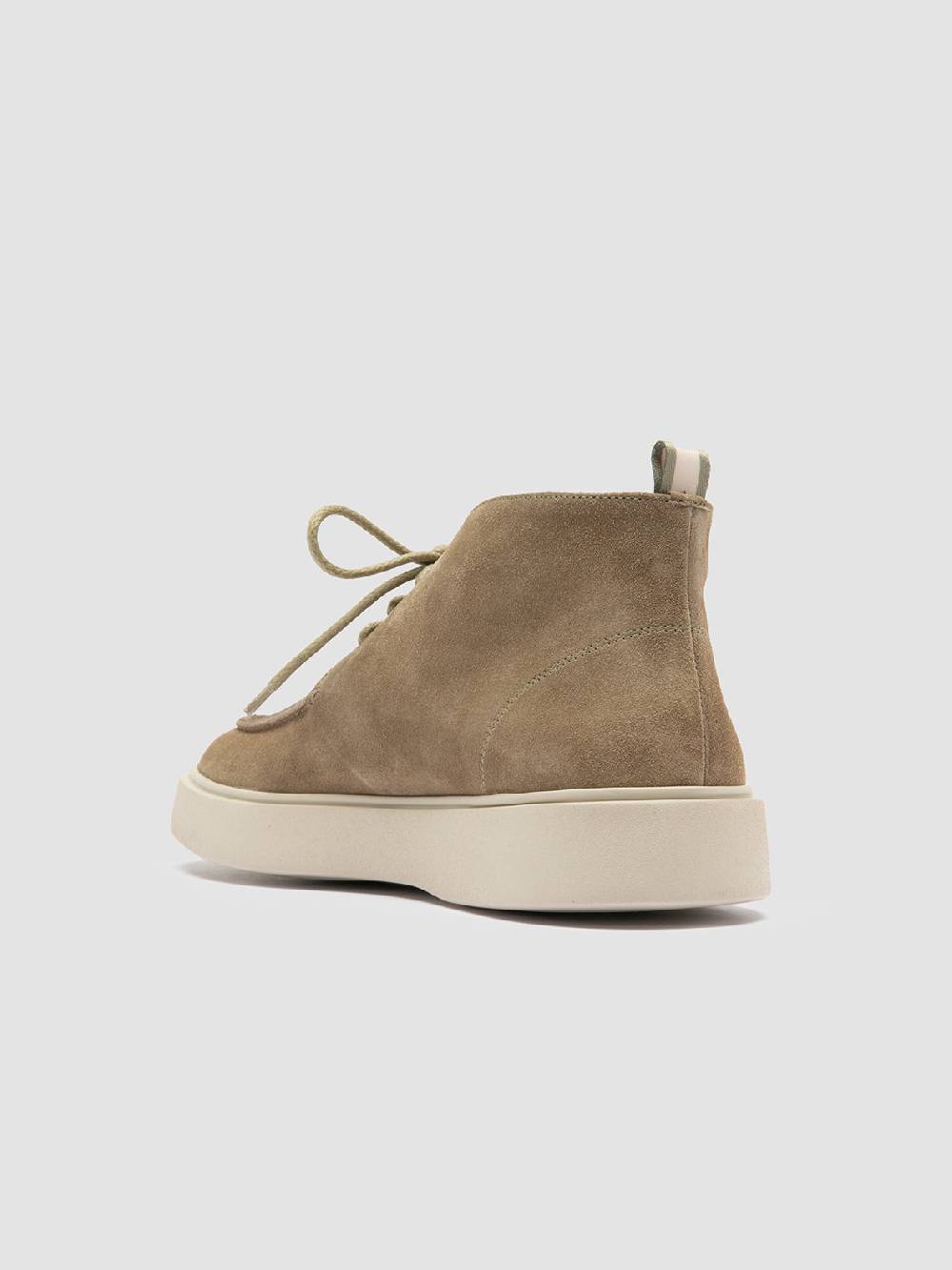 Officine Creative FRAME 002 Stivali Chukka in Pelle Scamosciata Tortora Negozi Online