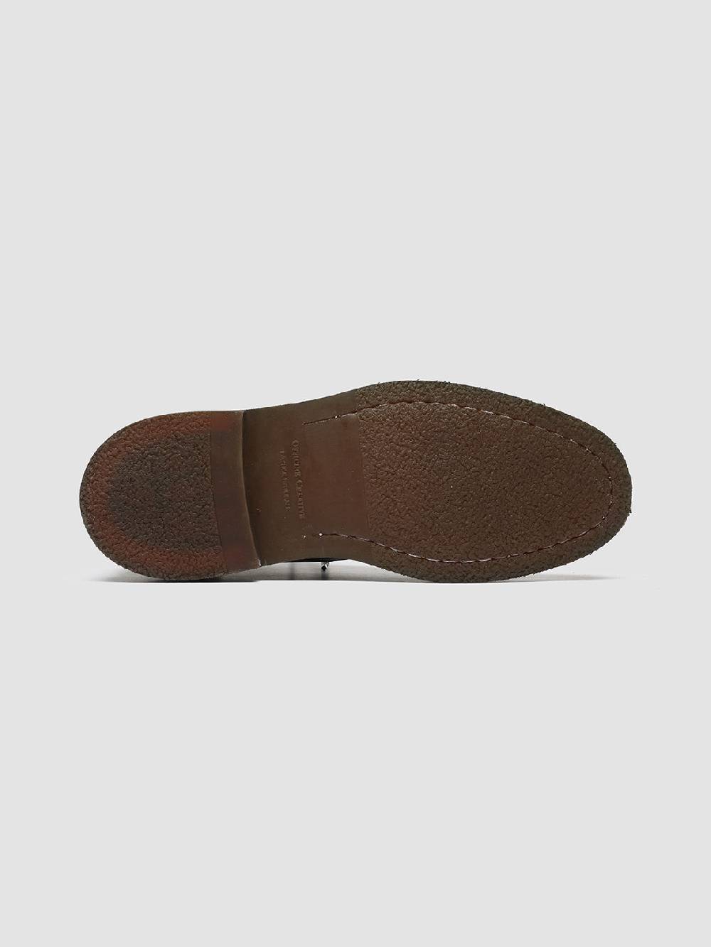 Officine Creative HOPKINS FLEXI 203 Stivaletti Stringati in Pelle Nera Presa