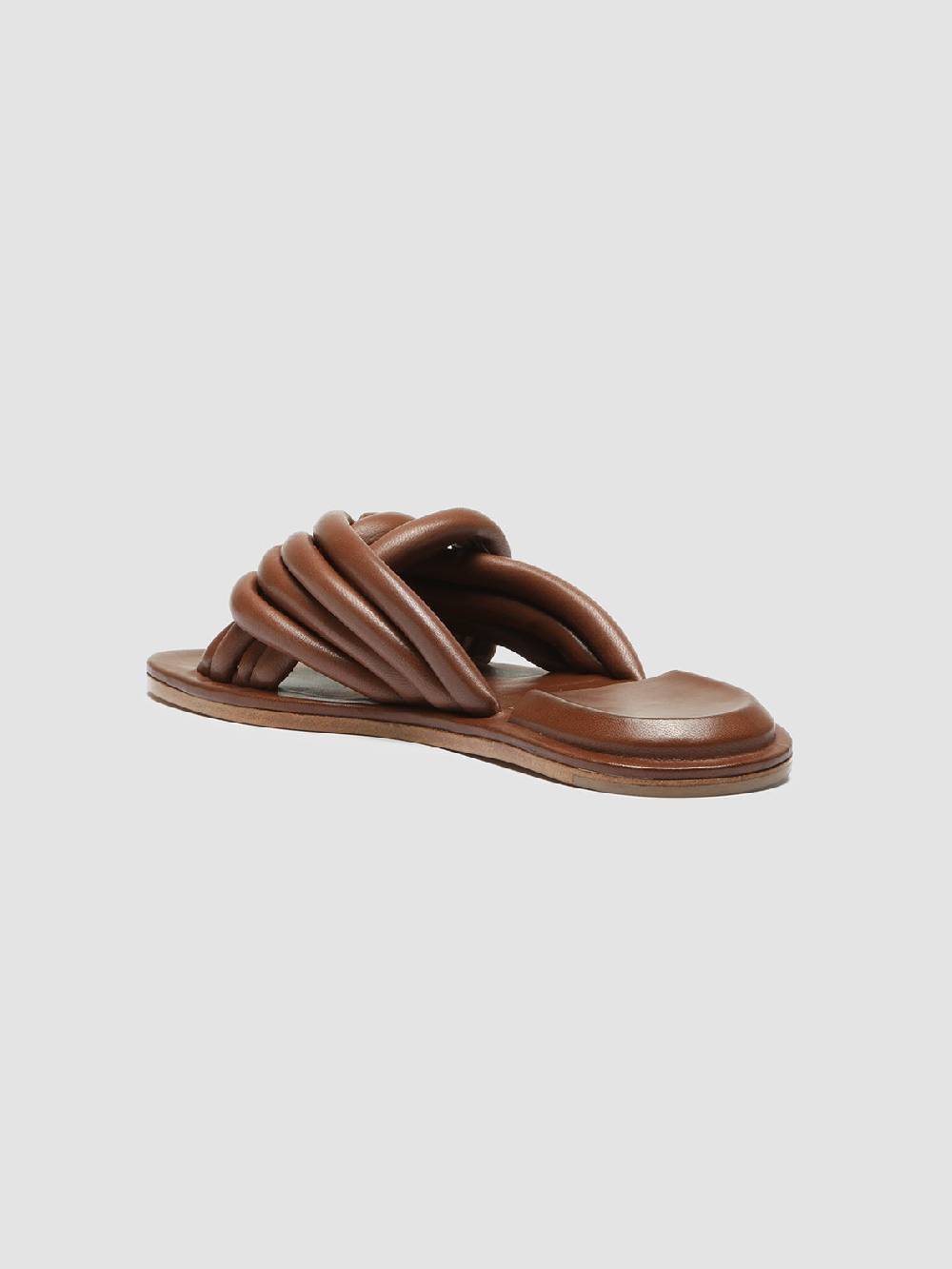Officine Creative CYBILLE 004 Sandali in Pelle Marrone Economico