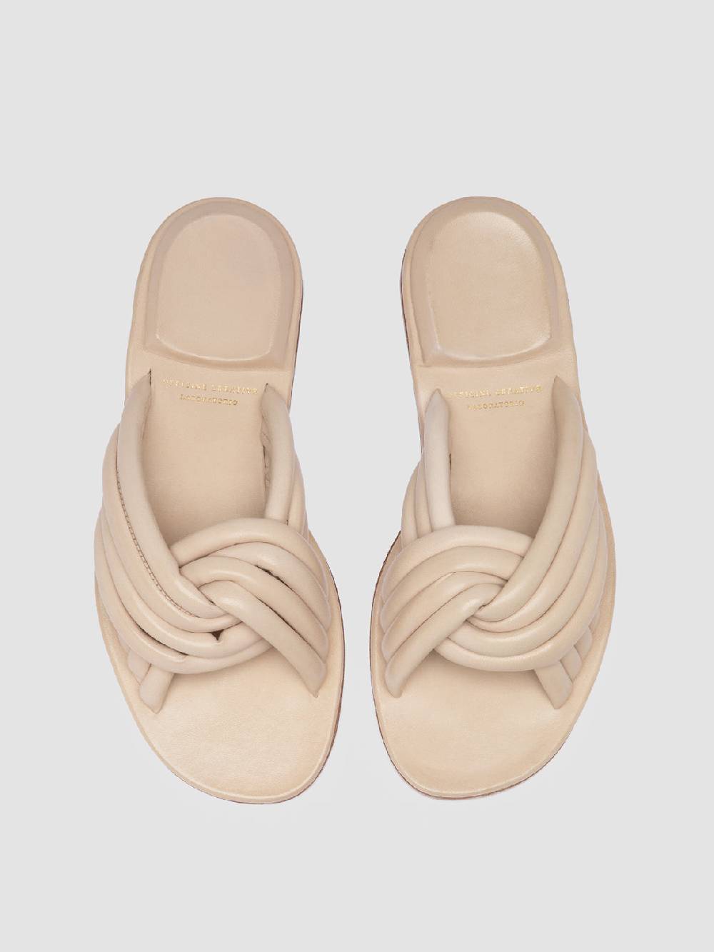 Officine Creative CYBILLE 004 Sandali in Pelle Bianca Outlet