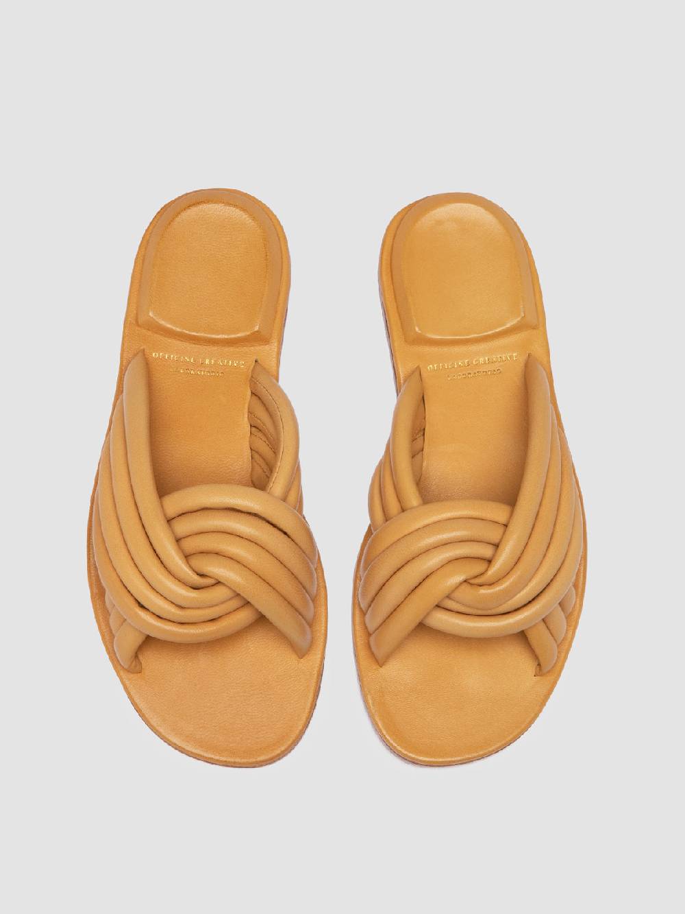 Officine Creative CYBILLE 004 Sandali in Pelle Gialla In Vendita
