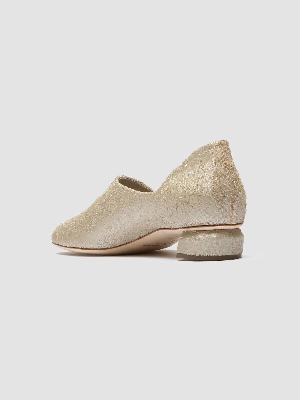 Officine Creative TESSA 009 Gold Leather Mule Sandals Negozio