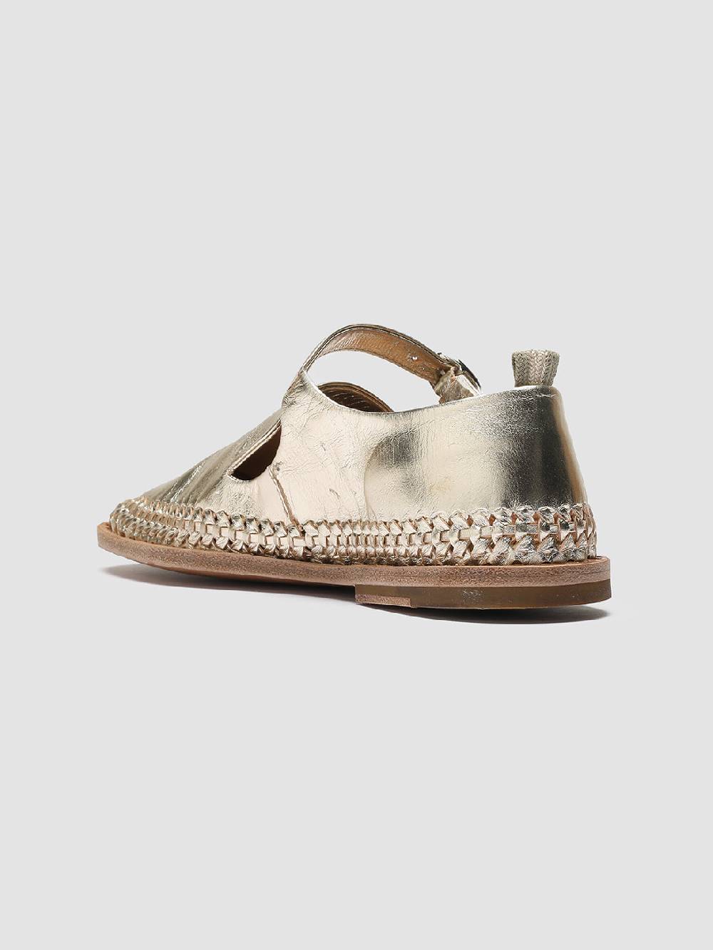 Officine Creative MABELLE 003 Mary Jane in Pelle Tortora 2025
