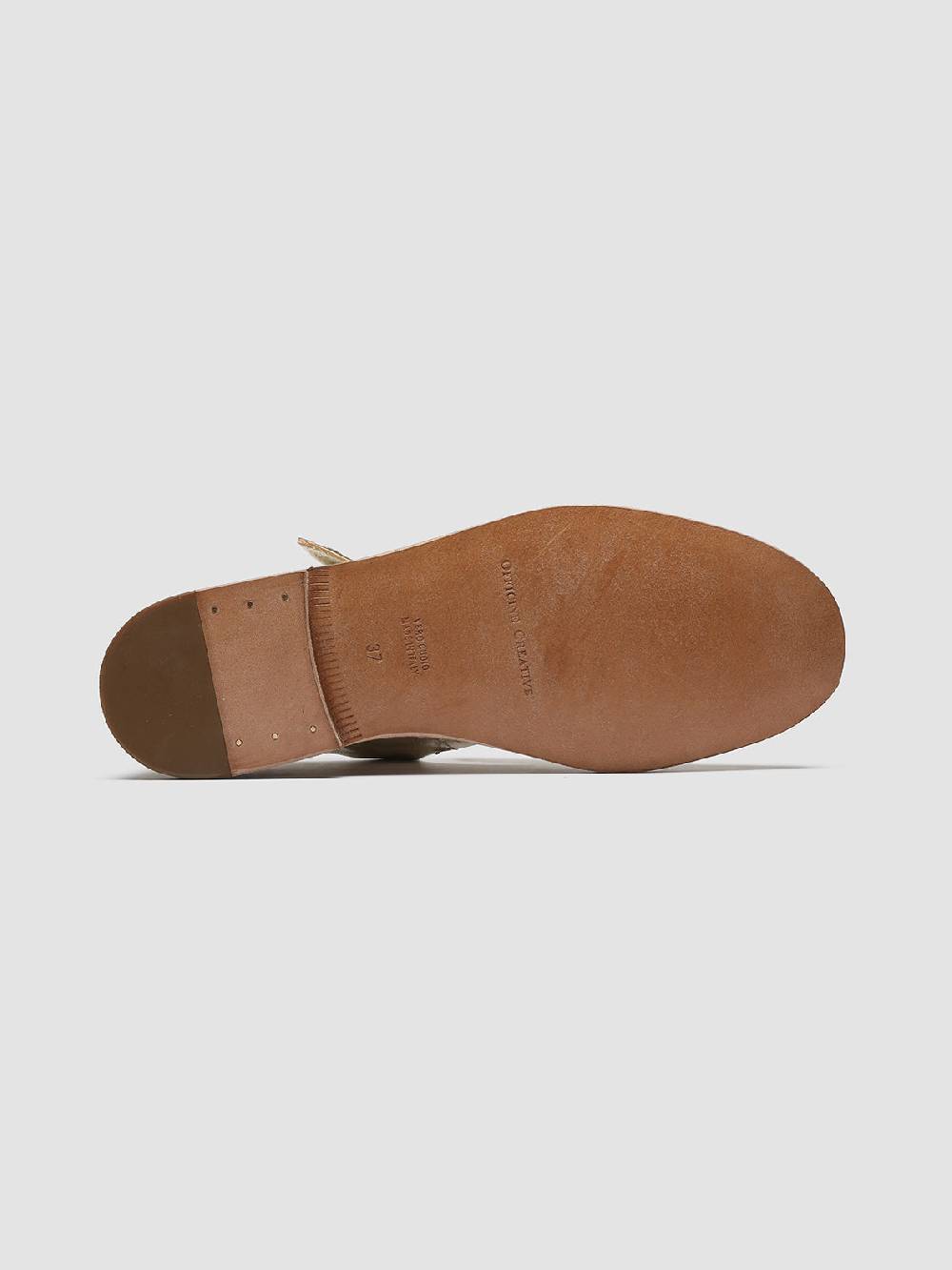 Officine Creative MABELLE 003 Mary Jane in Pelle Tortora 2025