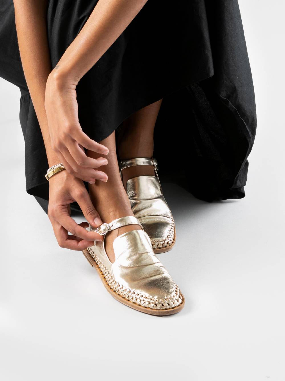 Officine Creative MABELLE 003 Mary Jane in Pelle Tortora 2025