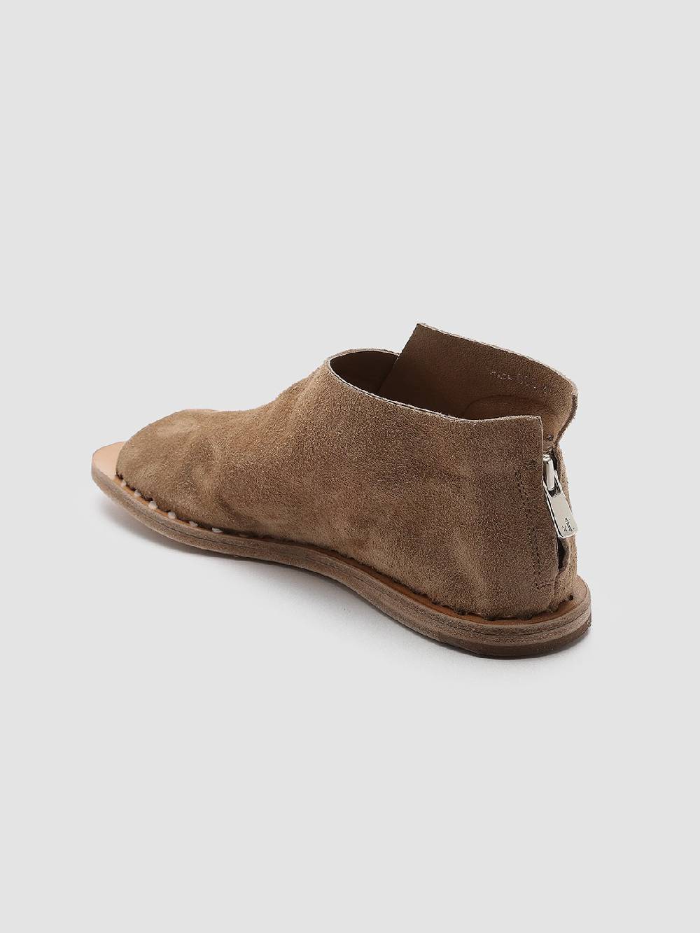 Officine Creative ITACA 005 Sandali in Pelle Scamosciata Marrone Qualità
