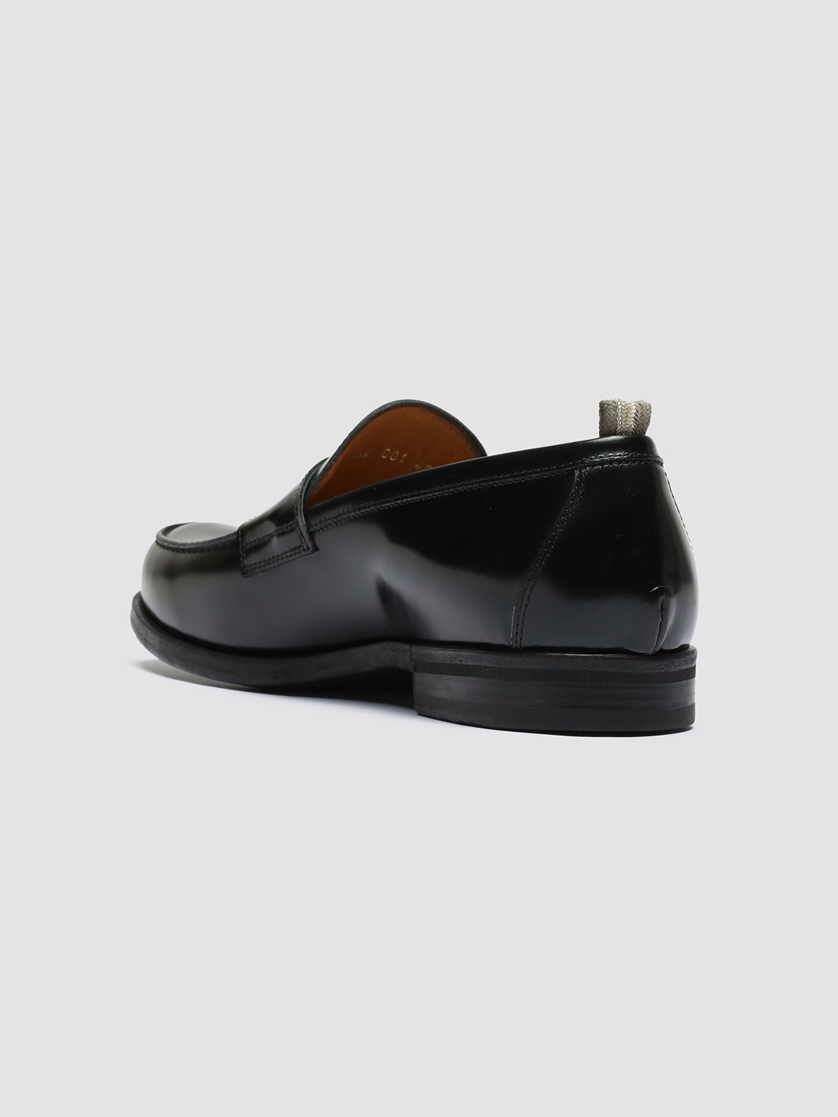 Officine Creative VINE 001 Mocassini in Pelle Nera Vendita
