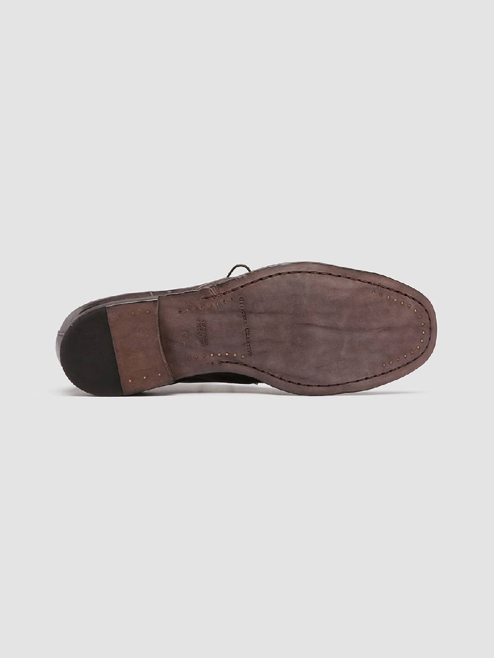 Officine Creative STEREO 004 Stivaletti in Pelle Marrone Pezzi Unici
