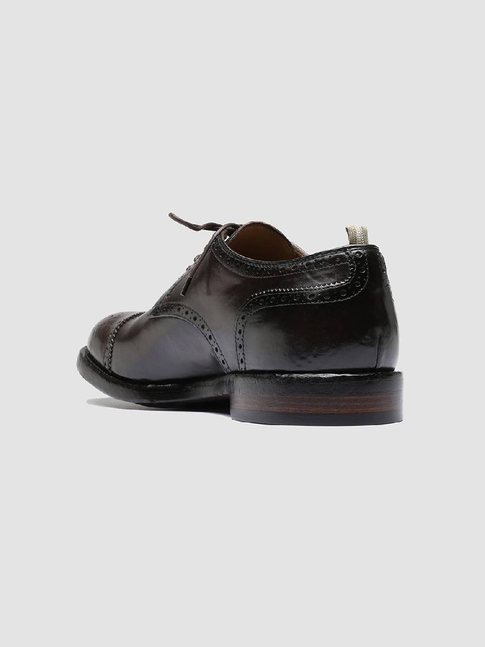 Officine Creative TEMPLE 003 Scarpe Derby in Pelle Marrone Offerta Giorno del Papà