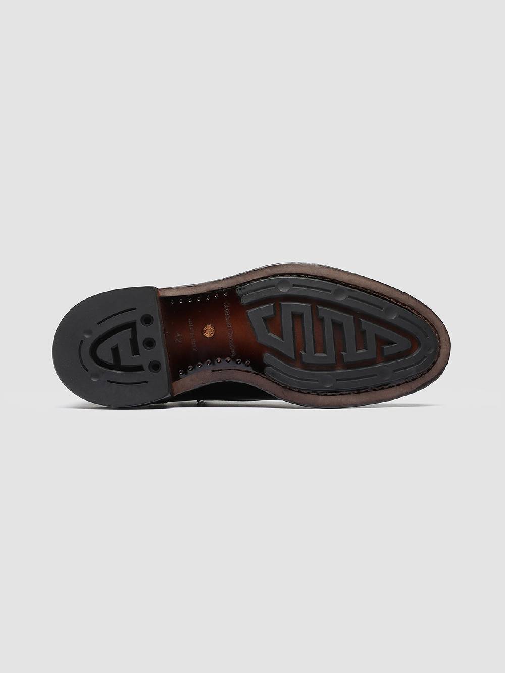 Officine Creative TEMPLE 003 Scarpe Derby in Pelle Marrone Offerta Giorno del Papà