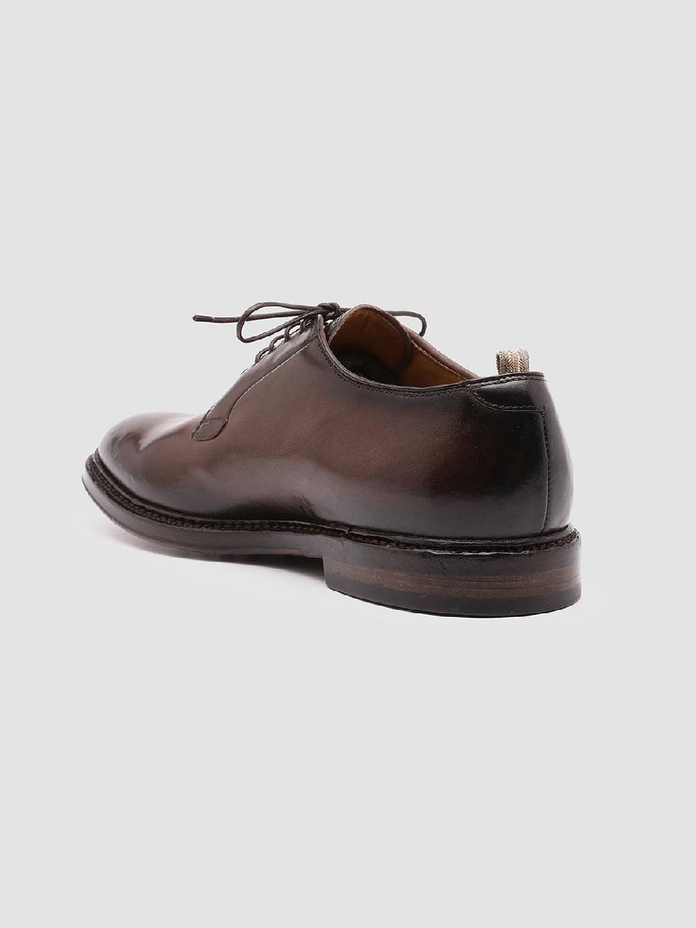 Officine Creative HOPKINS 003 Derby in Pelle Marrone Negozi Online
