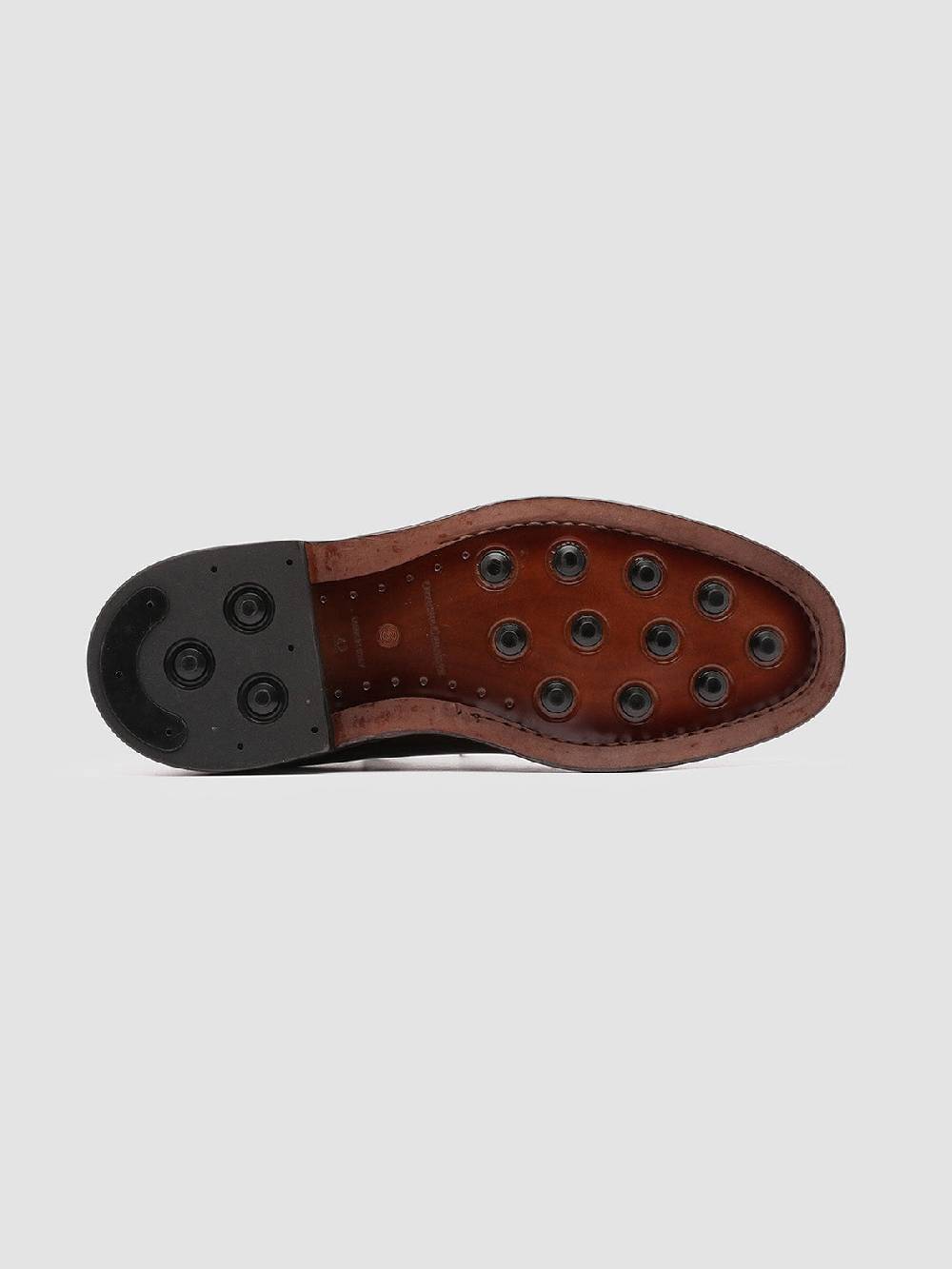 Officine Creative HOPKINS 003 Derby in Pelle Marrone Negozi Online