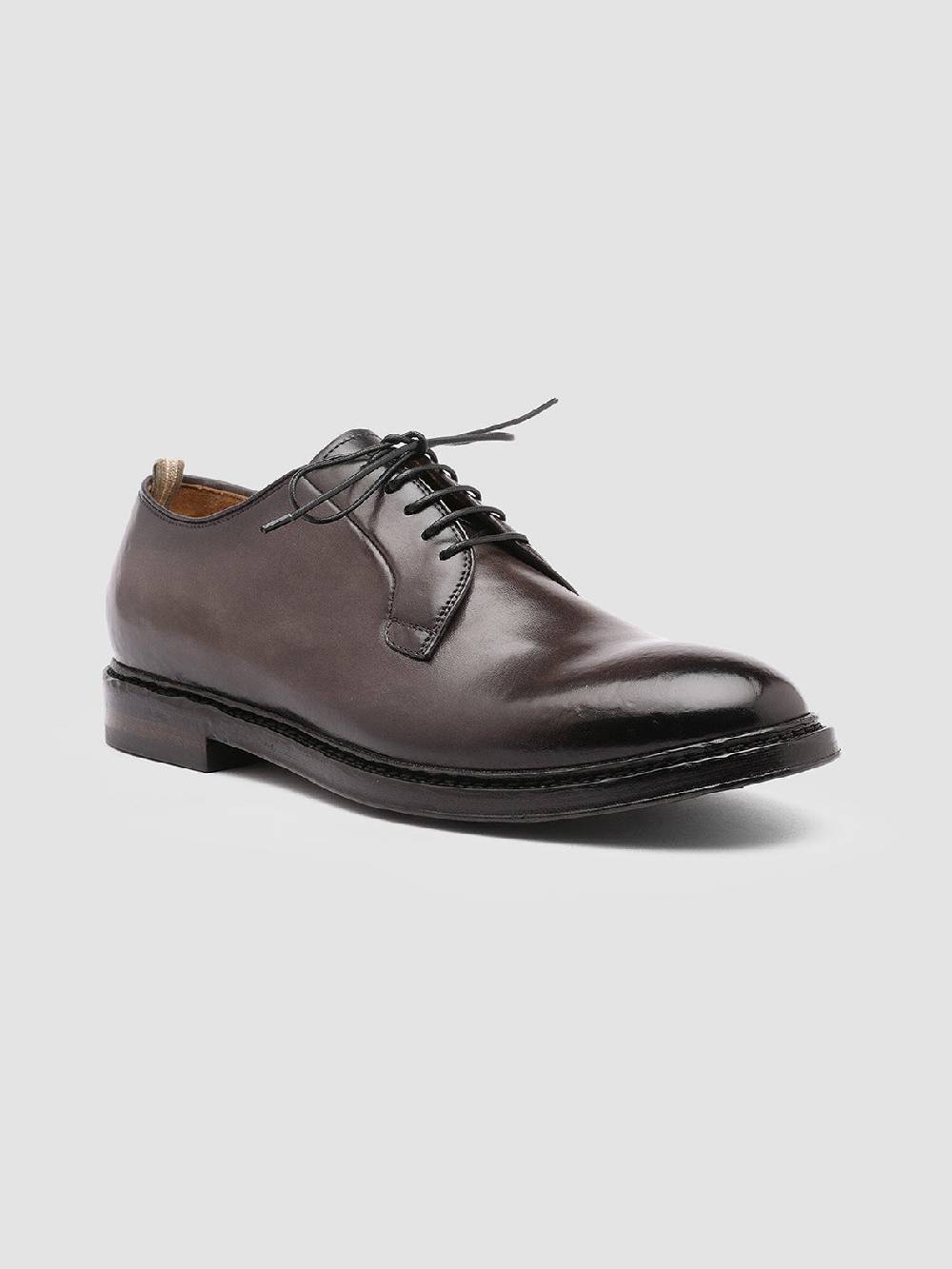 Officine Creative HOPKINS 003 Derby in Pelle Grigia Acquista Ora