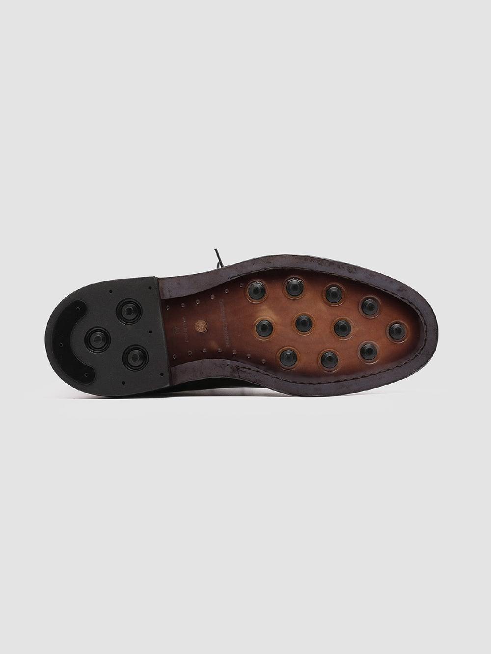 Officine Creative HOPKINS 003 Derby in Pelle Grigia Acquista Ora