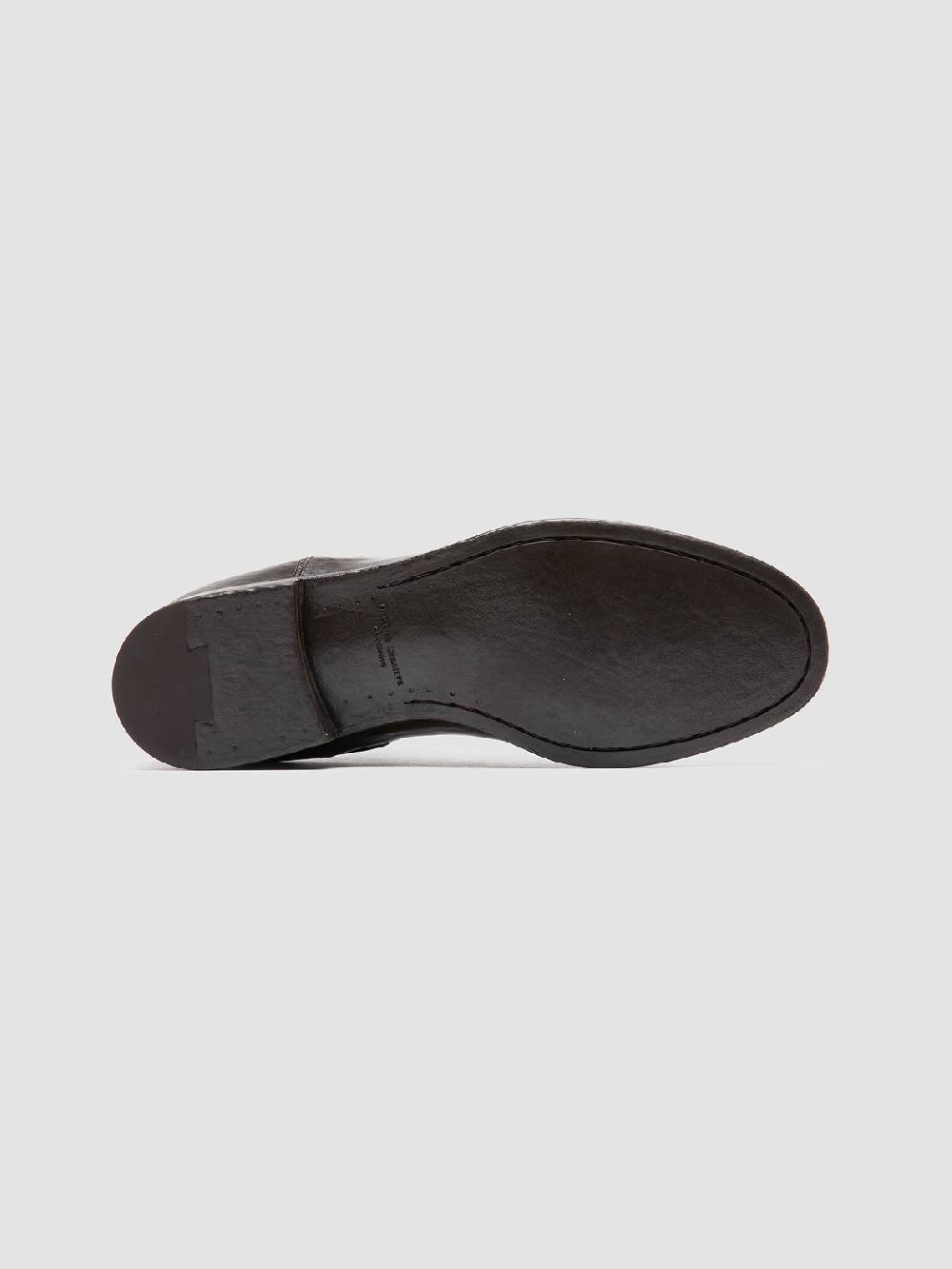 Officine Creative VANDERBILT CAOU 012 Stivali Marrone Scuro in Pelle Shopping Online