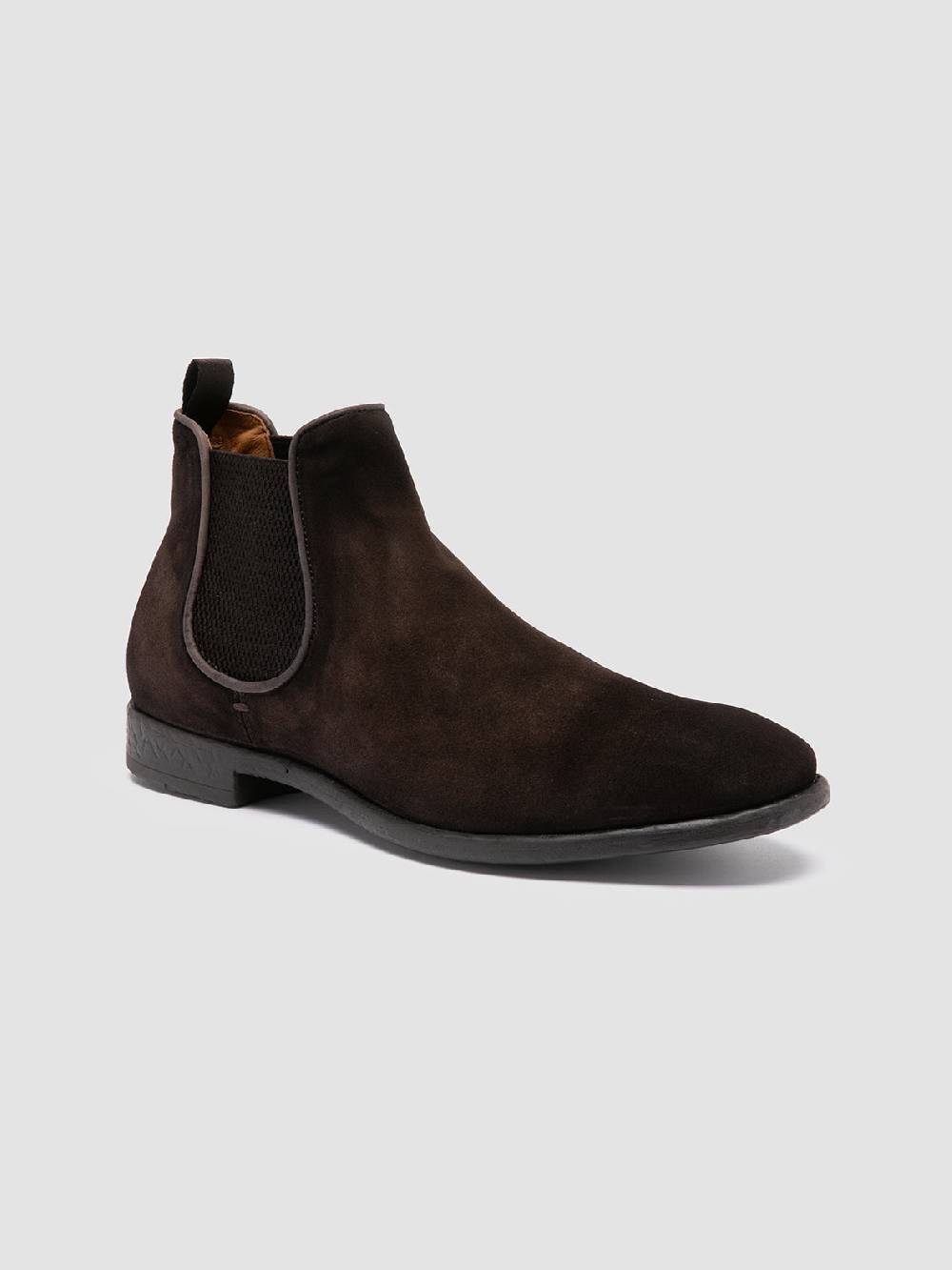 Officine Creative CETON 647 Stivaletti Chelsea in Pelle Scamosciata Marrone I Più Venduti
