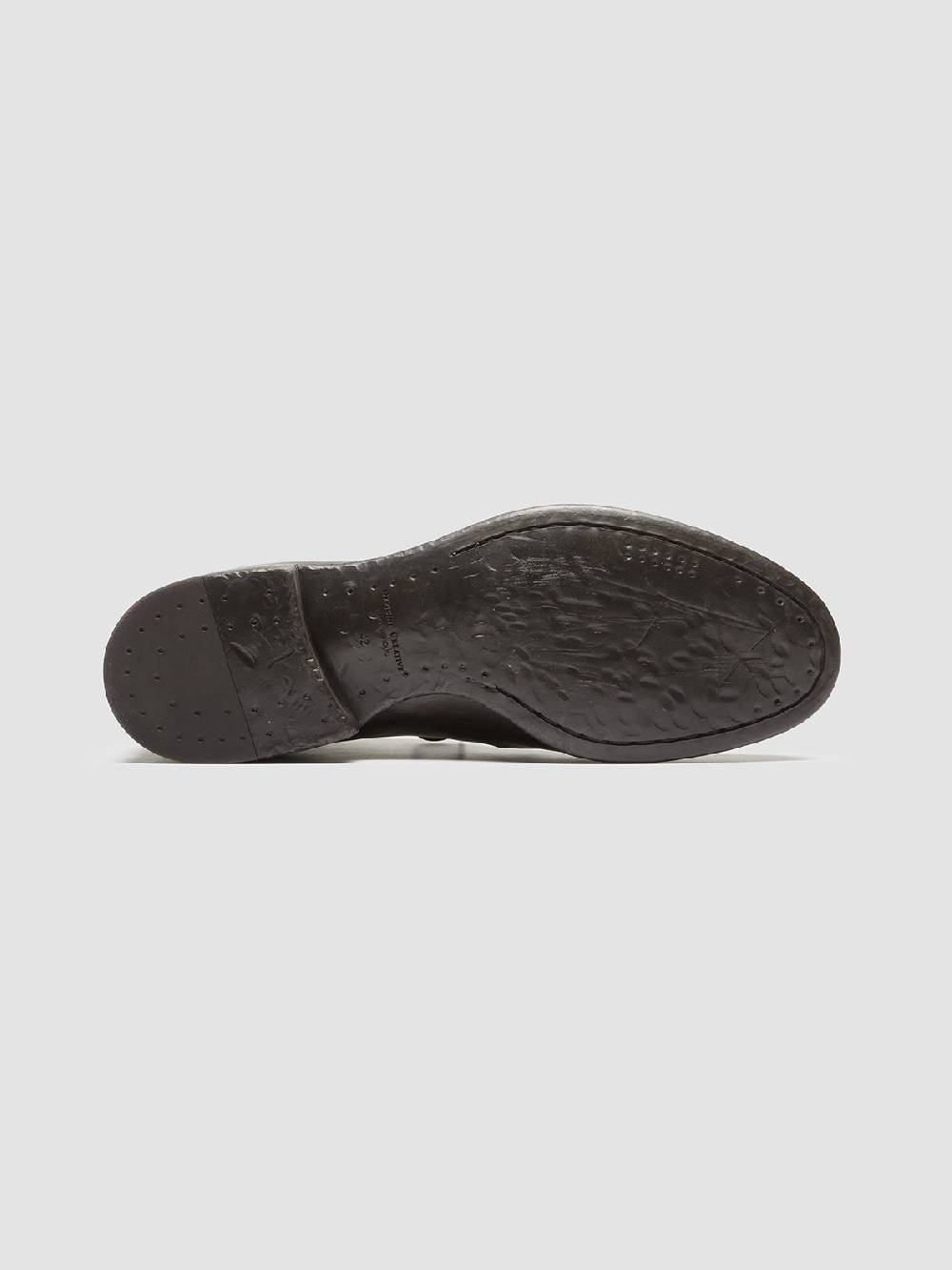 Officine Creative CETON 685 Stivali Chukka in Pelle Marrone In Saldo