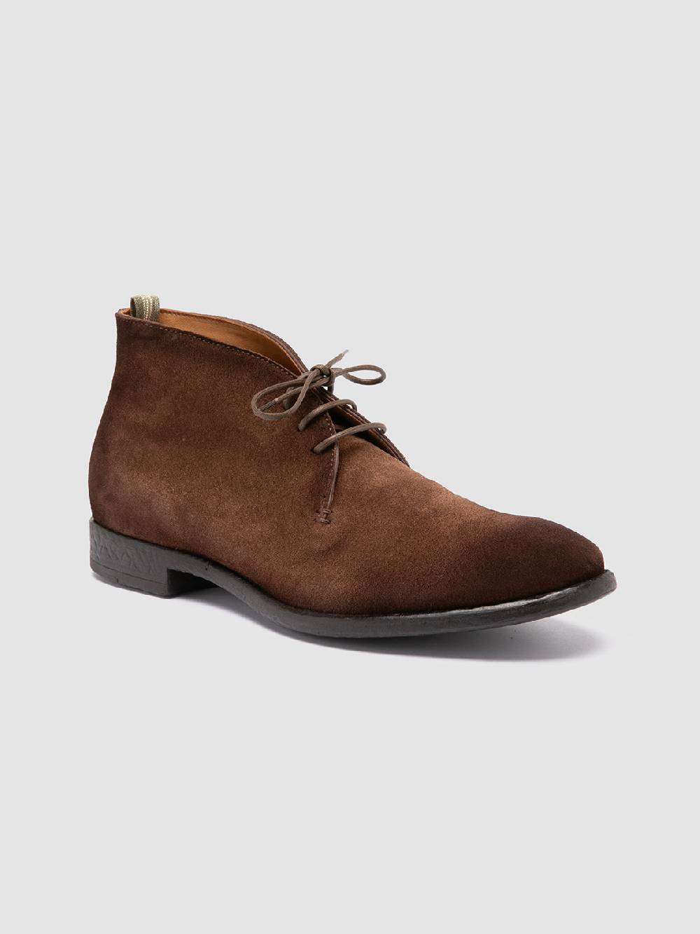 Officine Creative CETON 685 Stivali Chukka in Camoscio Marrone Moda
