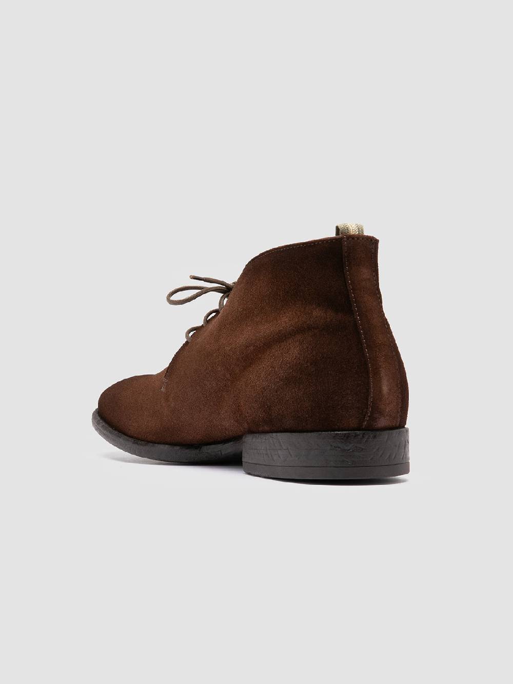 Officine Creative CETON 685 Stivali Chukka in Camoscio Marrone Moda