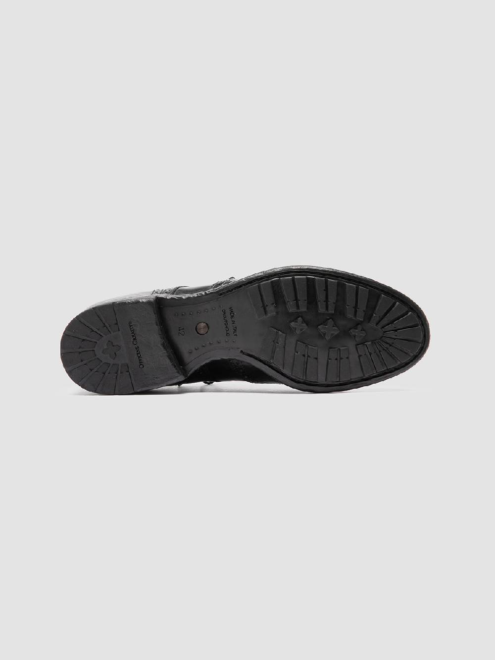 Officine Creative TEMPLE 609 Derby in Pelle Nera 2025
