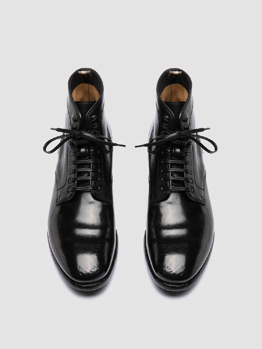 Officine Creative PRINCE 610 Stivaletti in Pelle Nera In Linea