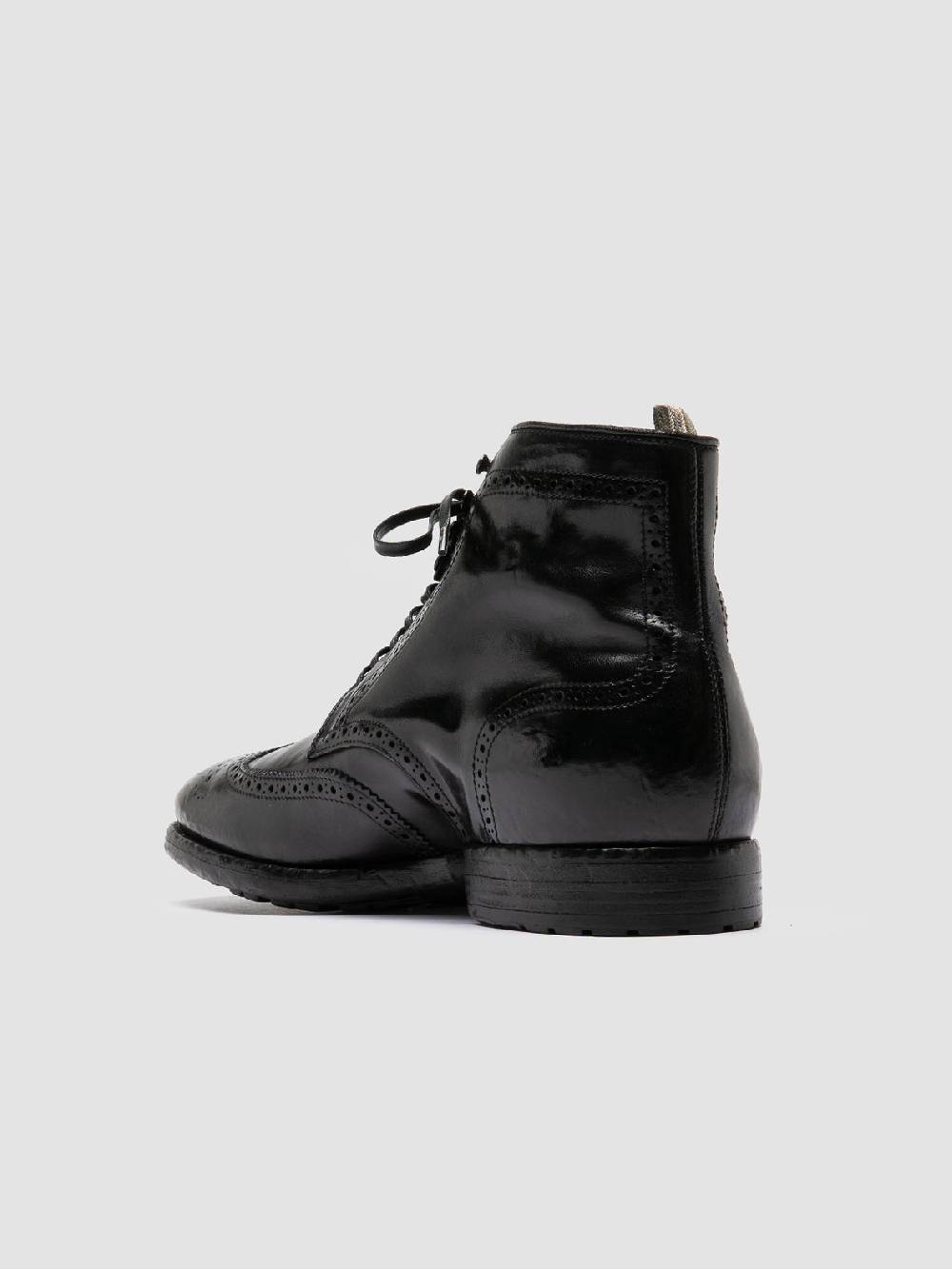 Officine Creative PRINCE 612 Stivaletti in Pelle Nera Qualità