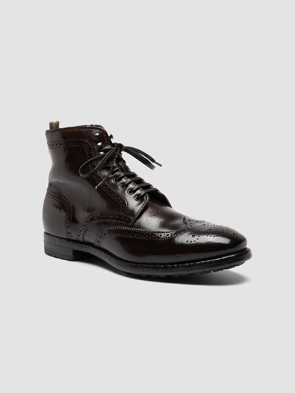 Officine Creative PRINCE 612 Stivaletti in Pelle Marrone Vendita