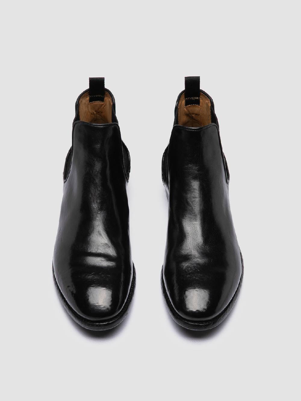 Officine Creative PRINCE 617 Stivaletti Chelsea in Pelle Nera Promozione