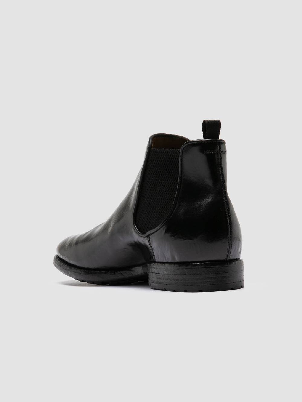 Officine Creative PRINCE 617 Stivaletti Chelsea in Pelle Nera Promozione