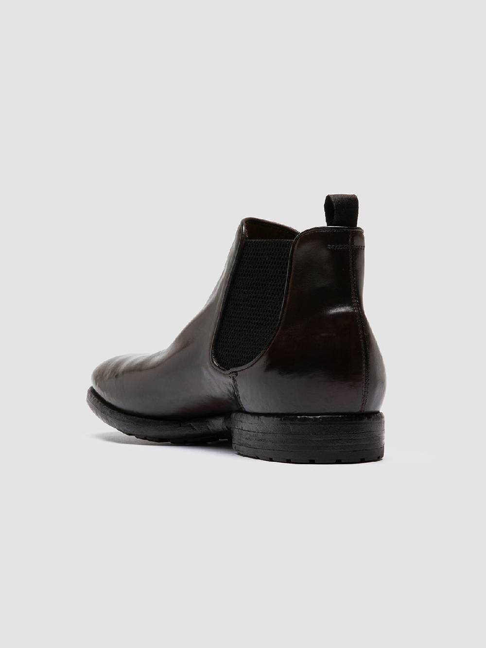 Officine Creative PRINCE 617 Stivaletti Chelsea in Pelle Marrone Spedizione Gratuita