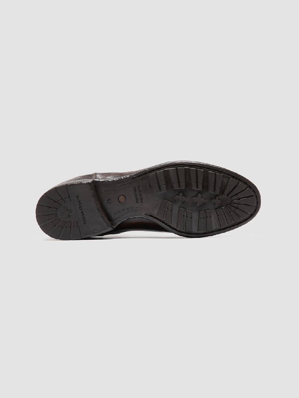 Officine Creative PRINCE 617 Stivaletti Chelsea in Pelle Marrone Spedizione Gratuita