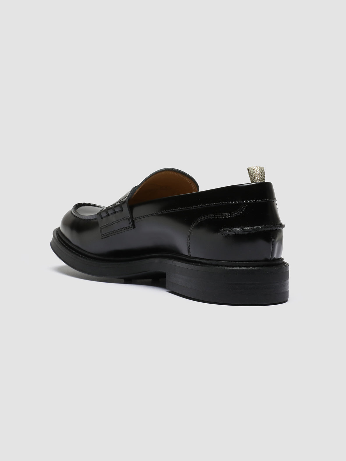 Officine Creative UNIFORM 001 Mocassini in Pelle Nera Pezzi Unici