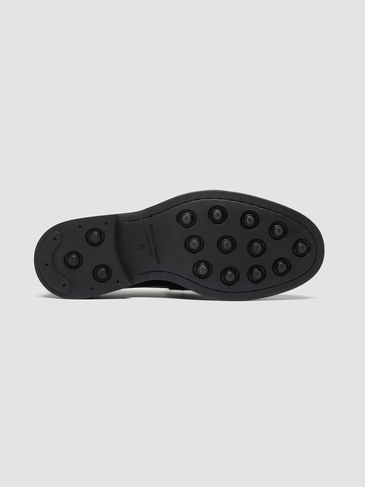 Officine Creative UNIFORM 001 Mocassini in Pelle Nera Pezzi Unici