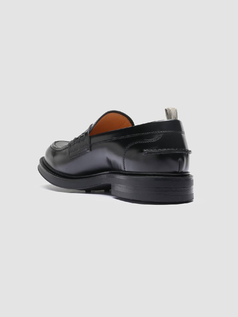 Officine Creative UNIFORM 001 Mocassini Penny in Pelle Nera Soddisfazione Garantita