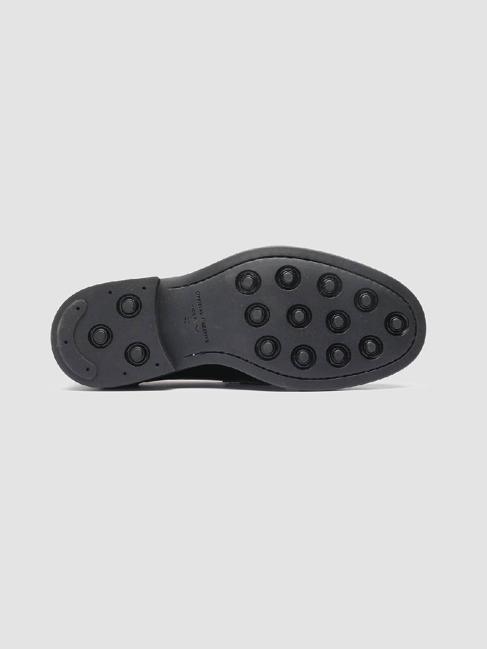 Officine Creative UNIFORM 001 Mocassini Penny in Pelle Nera Soddisfazione Garantita