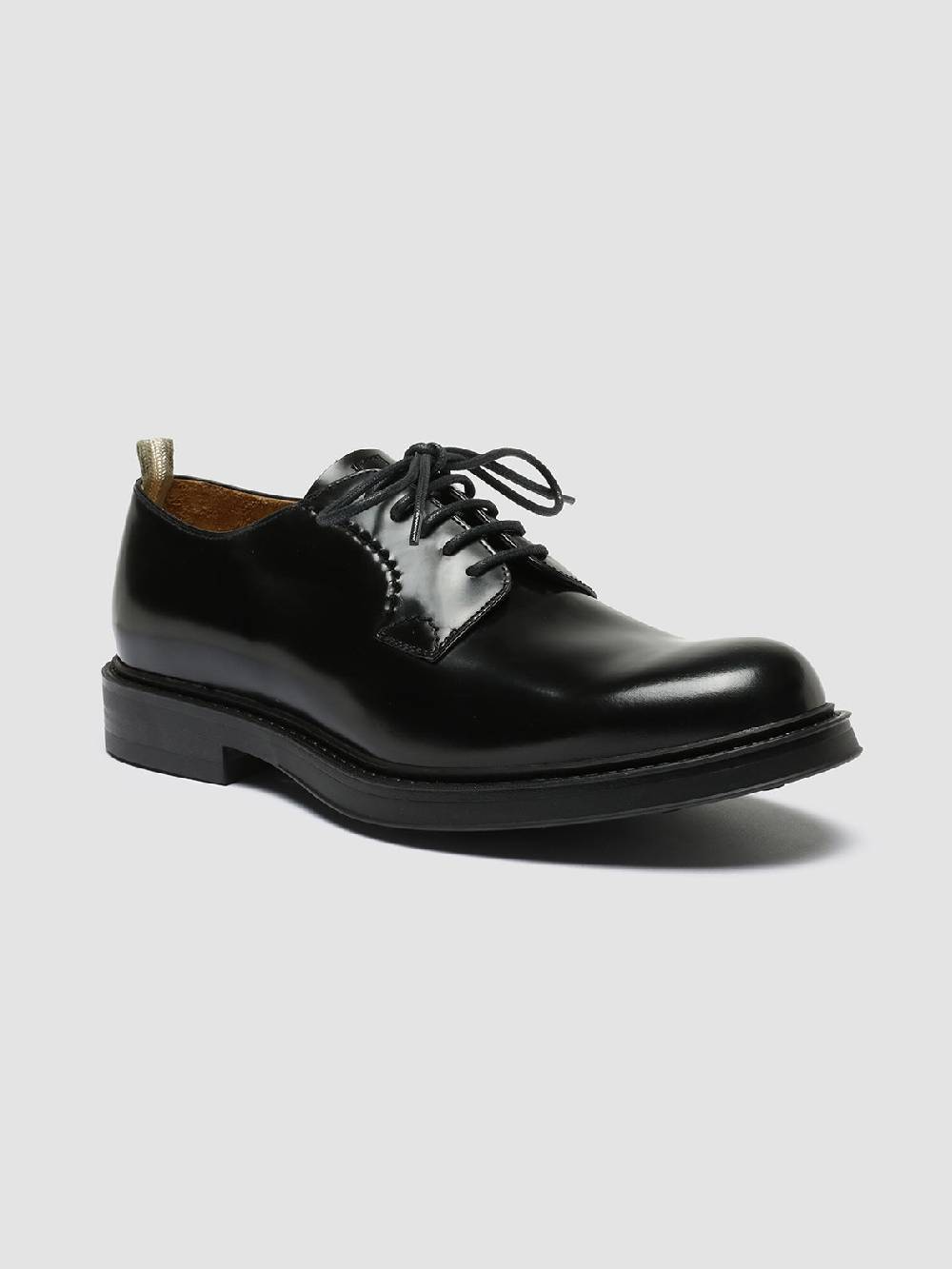 Officine Creative UNIFORM 003 Derby in Pelle Nera Qualità Garantita