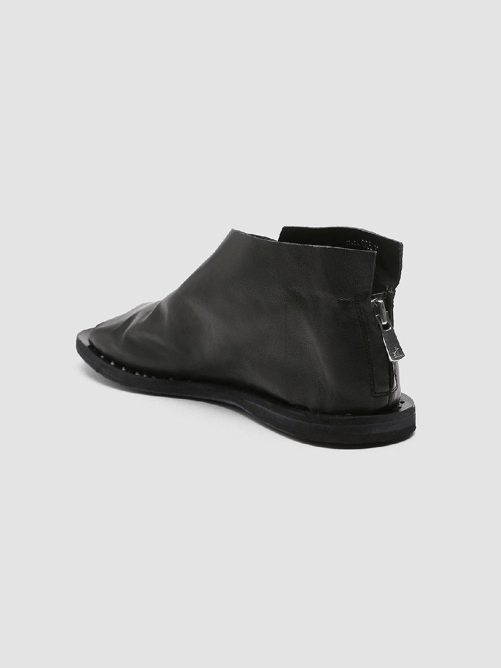 Officine Creative ITACA 005 Sandali in Pelle Nera Negozi Online