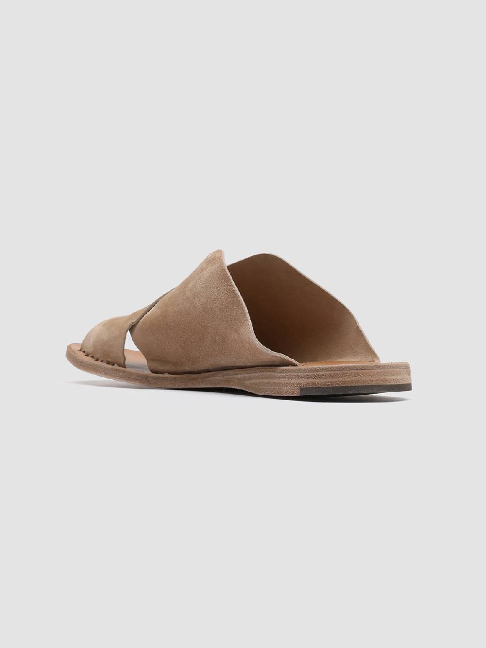 Officine Creative ITACA 019 Sandali in Pelle Scamosciata Marrone Promozione Limitata