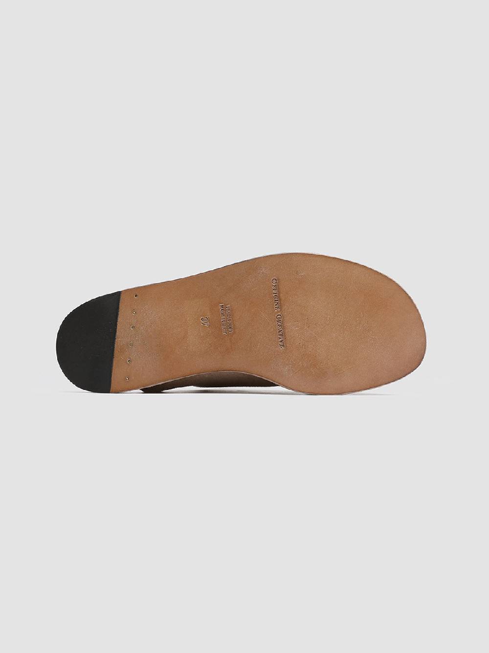 Officine Creative ITACA 019 Sandali in Pelle Scamosciata Marrone Promozione Limitata