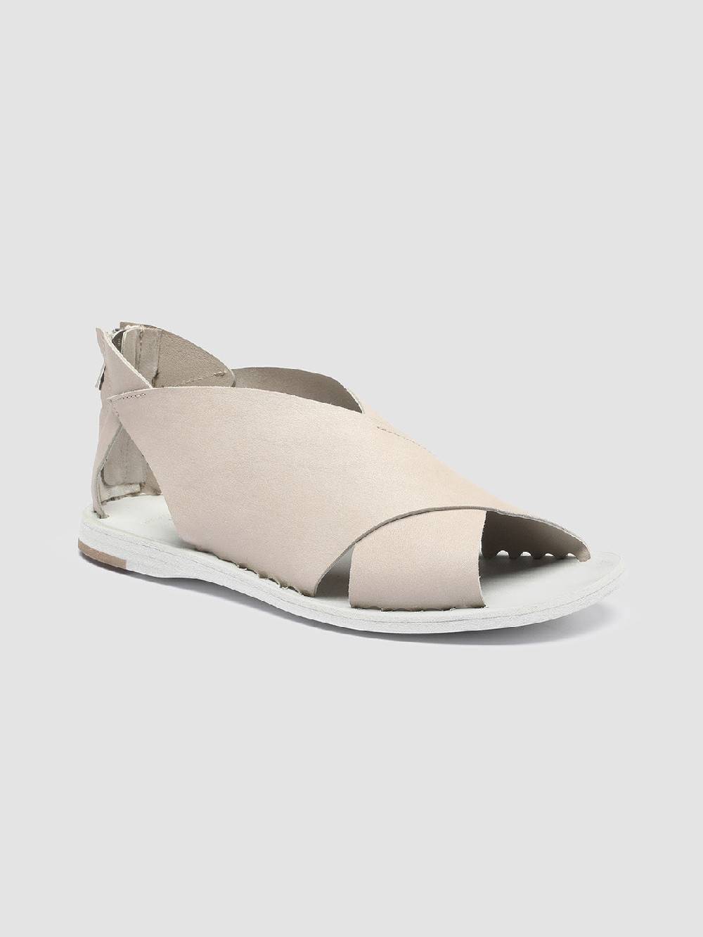 Officine Creative ITACA 026 Sandali in Pelle Bianca Prezzo Ridotto