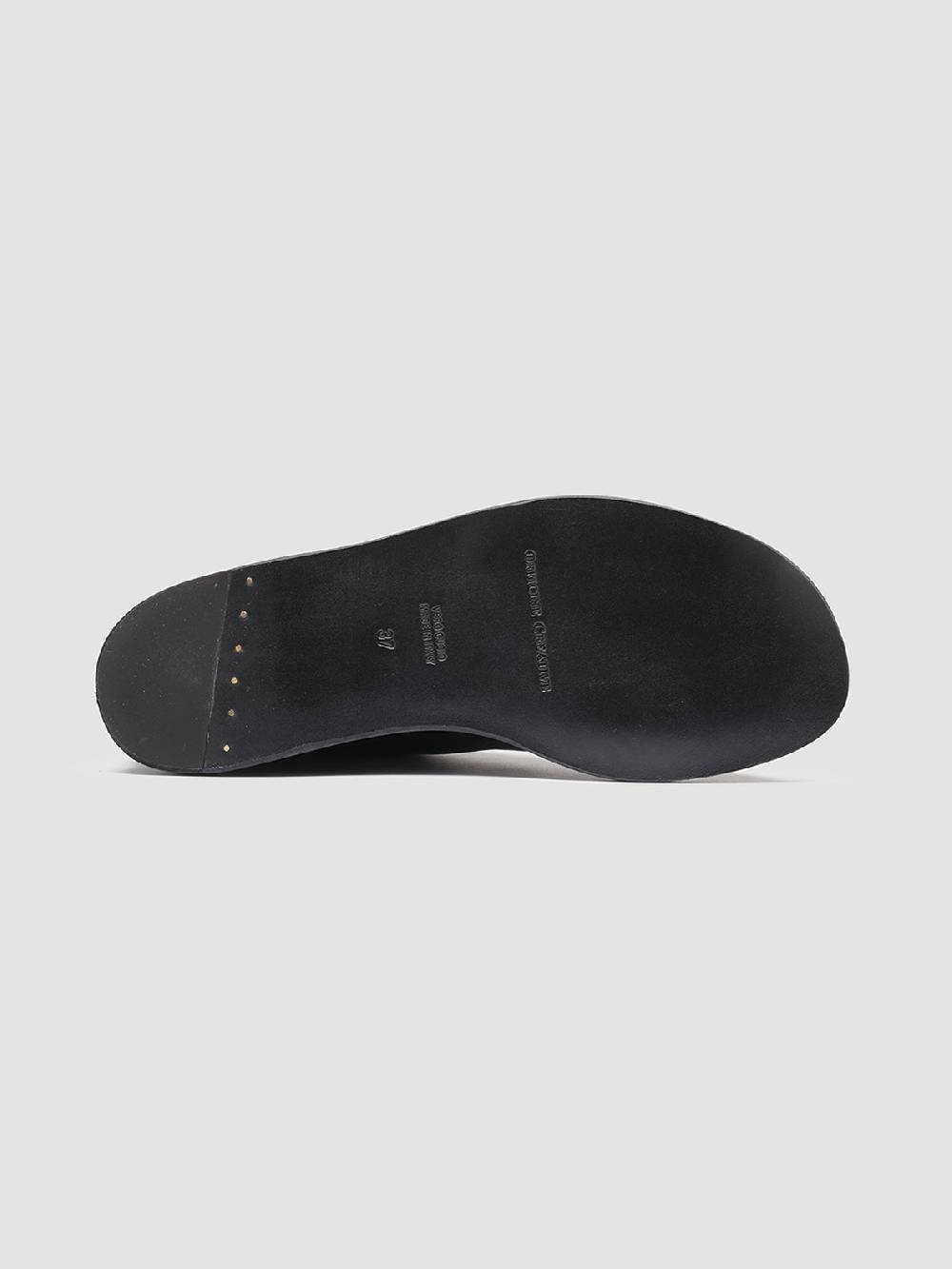 Officine Creative ITACA 032 Sandali in Pelle Nera Sottocosto