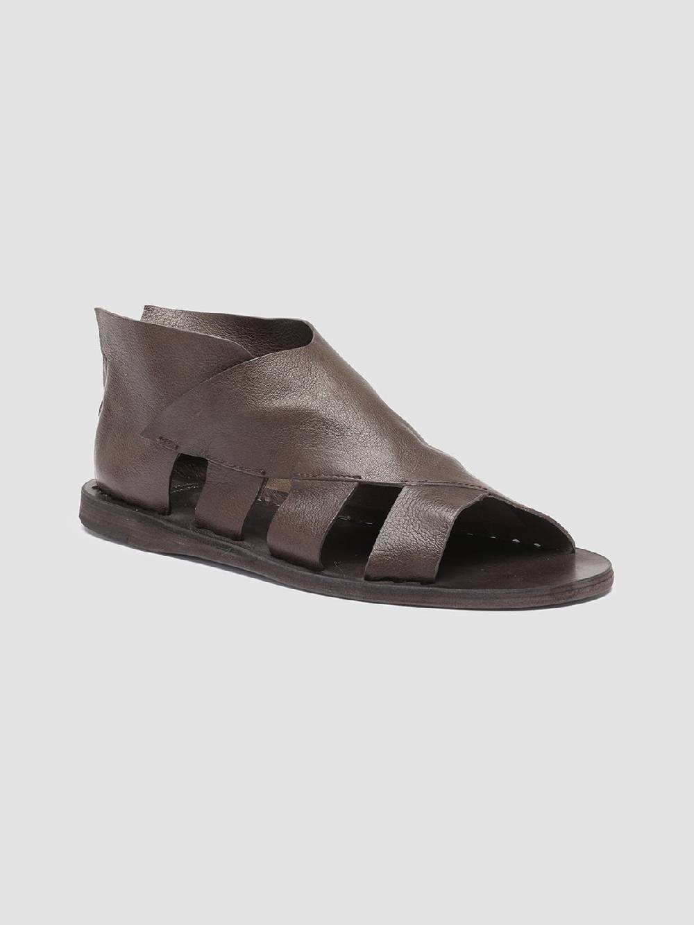 Officine Creative ITACA 032 Sandali in Pelle Marrone Convenienza