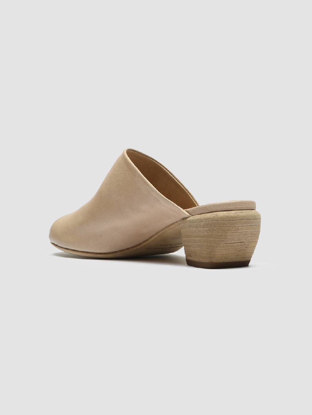 Officine Creative HELYETTE 016 Sabot in Pelle Tortora Sconto