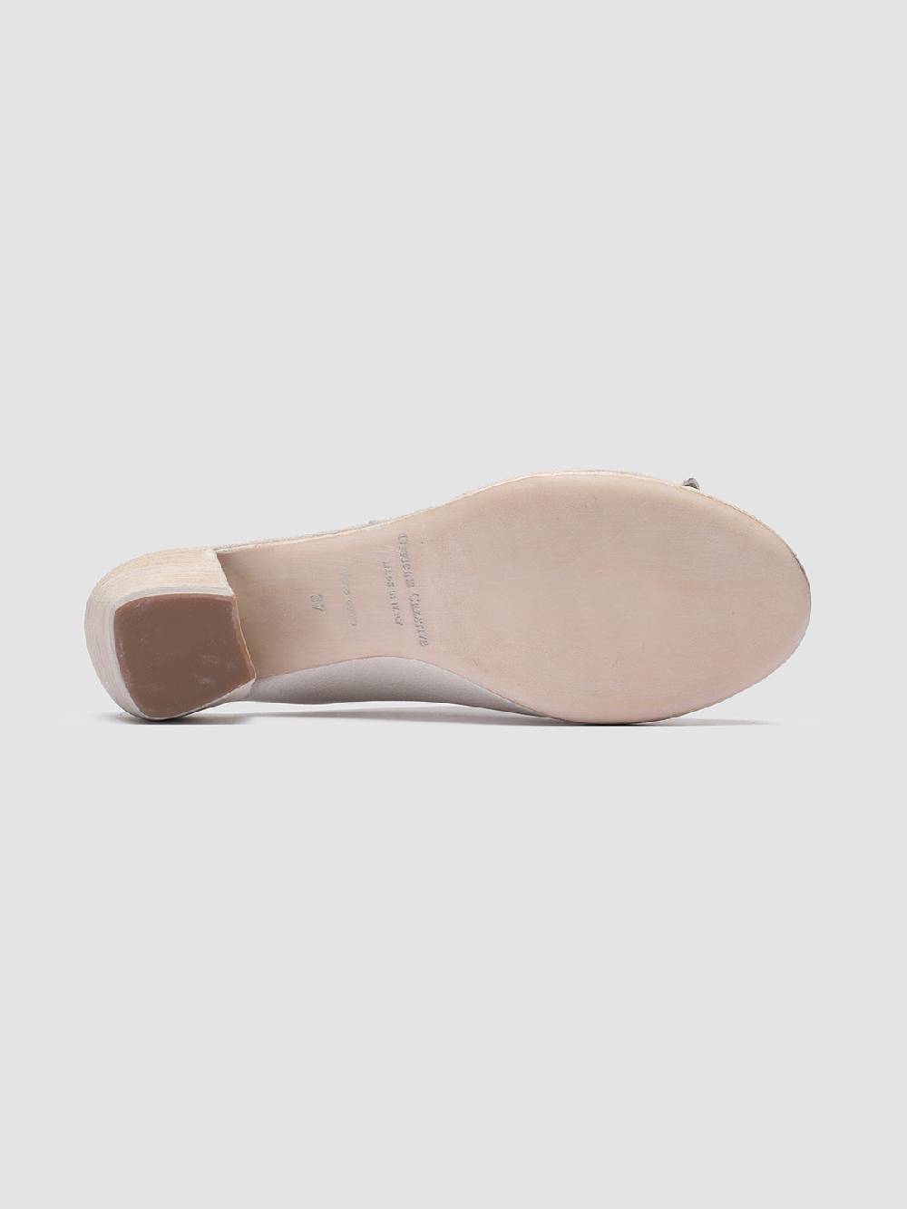 Officine Creative HELYETTE 016 Sabot in Pelle Bianca Offerta
